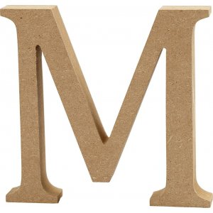 Bokstav - 13 x 2 cm - M Bokstav - 13 x 2 cm - M