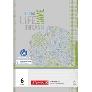Skolhäfte - A5 återvunnet papper (32 sidor) Skolhäfte - A5 återvunnet papper (32 sidor)