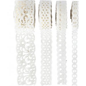 Pappersspets - vit - 4 x 2 m Pappersspets - vit - 4 x 2 m