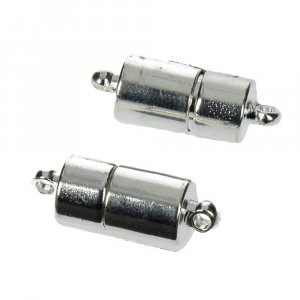 Magnetlås 20 mm - försilvrad 2 stycken uttag, extra starka Magnetlås 20 mm - försilvrad 2 stycken uttag, extra starka